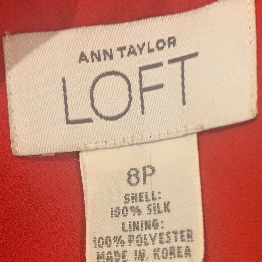ANN TAYLOR Loft Silk Skirt - Picture 4 of 4